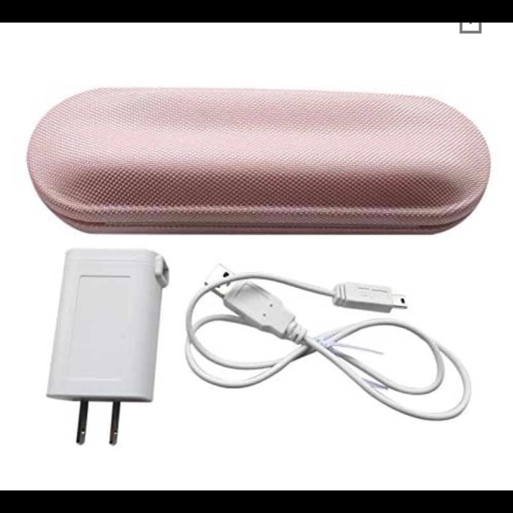 Phillips tooth brush (diamond clean) chargeable case. Pink! For Travel